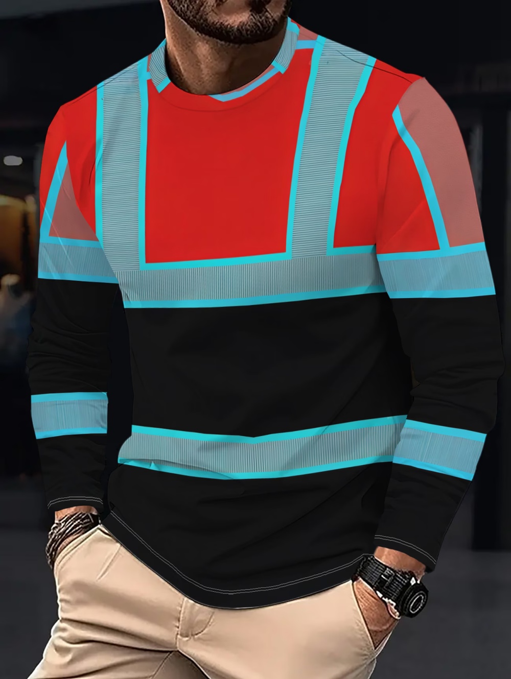 Y2K Herren Neon-Grün-Schwarz C – Embellish Knit Bewertung und Preis
