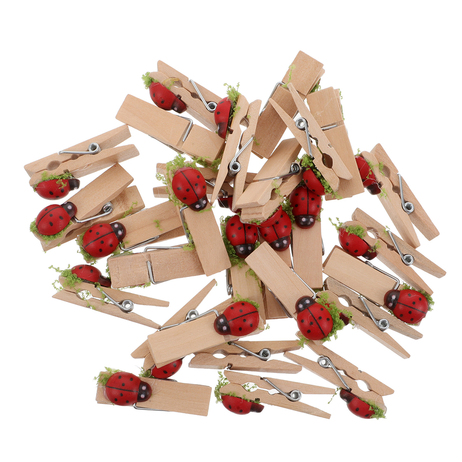 40 Stück Cartoon-Holzklammern, – Embellishments For Scrapbooking Bewertung und Preis
