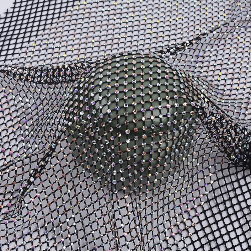 50x120cm Nähen Strass Mesh Ban – Crystal Mesh Fabric Bewertung und Preis
