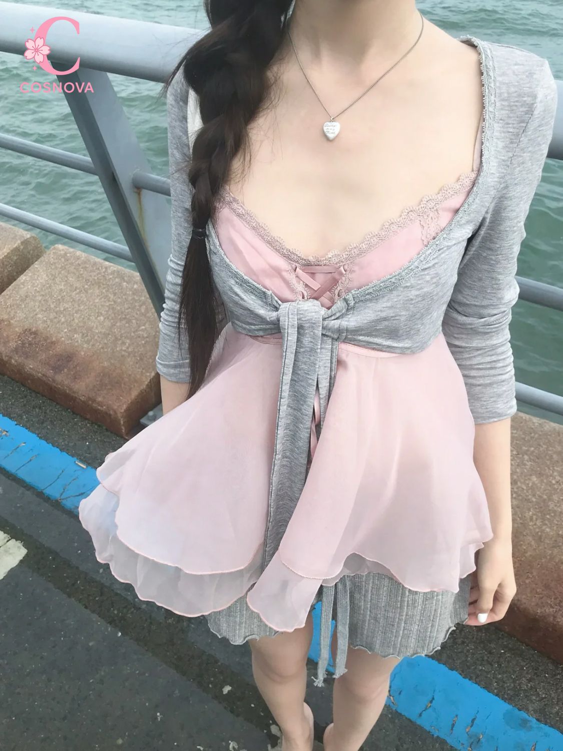 Koreanisches Süßes Sommer-3-Te – Elastic Lace Trim Bewertung und Preis