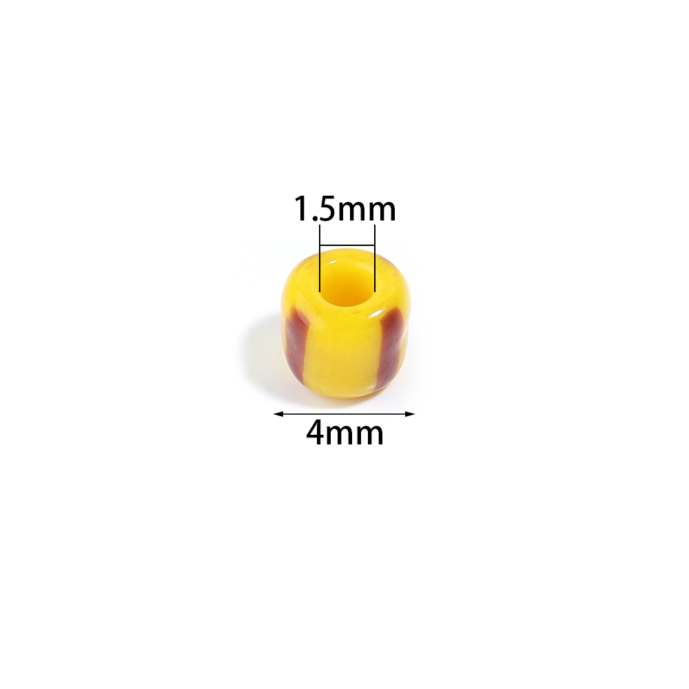 10g 4mm Wassermelonen-Acrylper – Embroidery Craft Bewertung und Preis